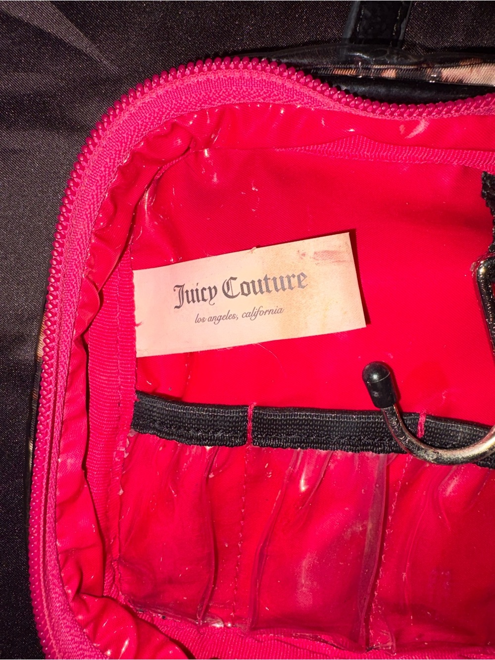 Vintage Juicy Couture Leopard Print Cosmetic Case - Picture 5 of 5